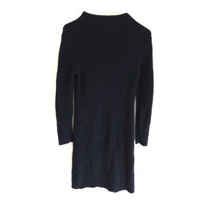 Uniqlo Dark Blue Ribbed Knit Dress